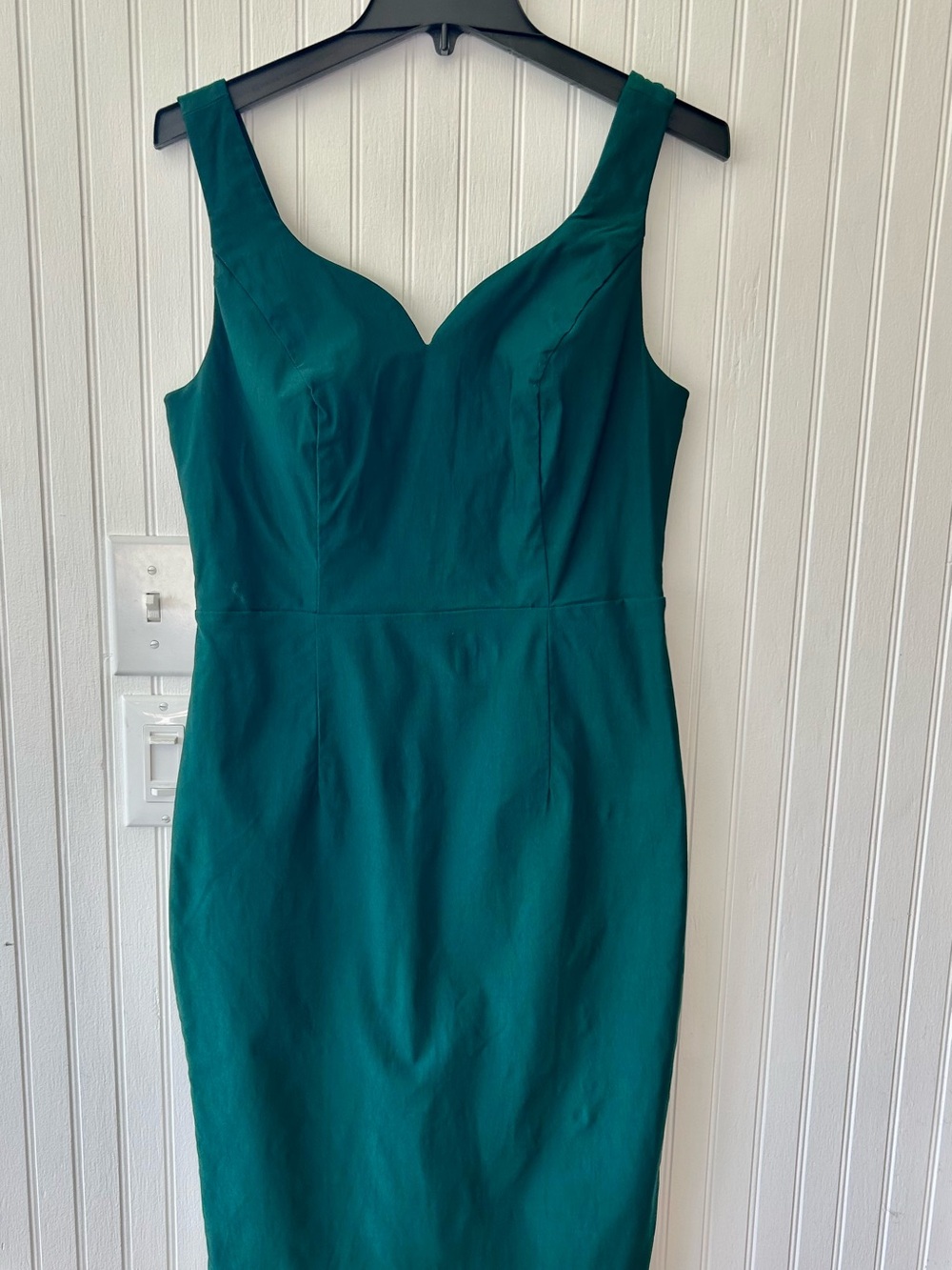 Grace Karin Emerald Green Midi Sheath Dress - Size Large